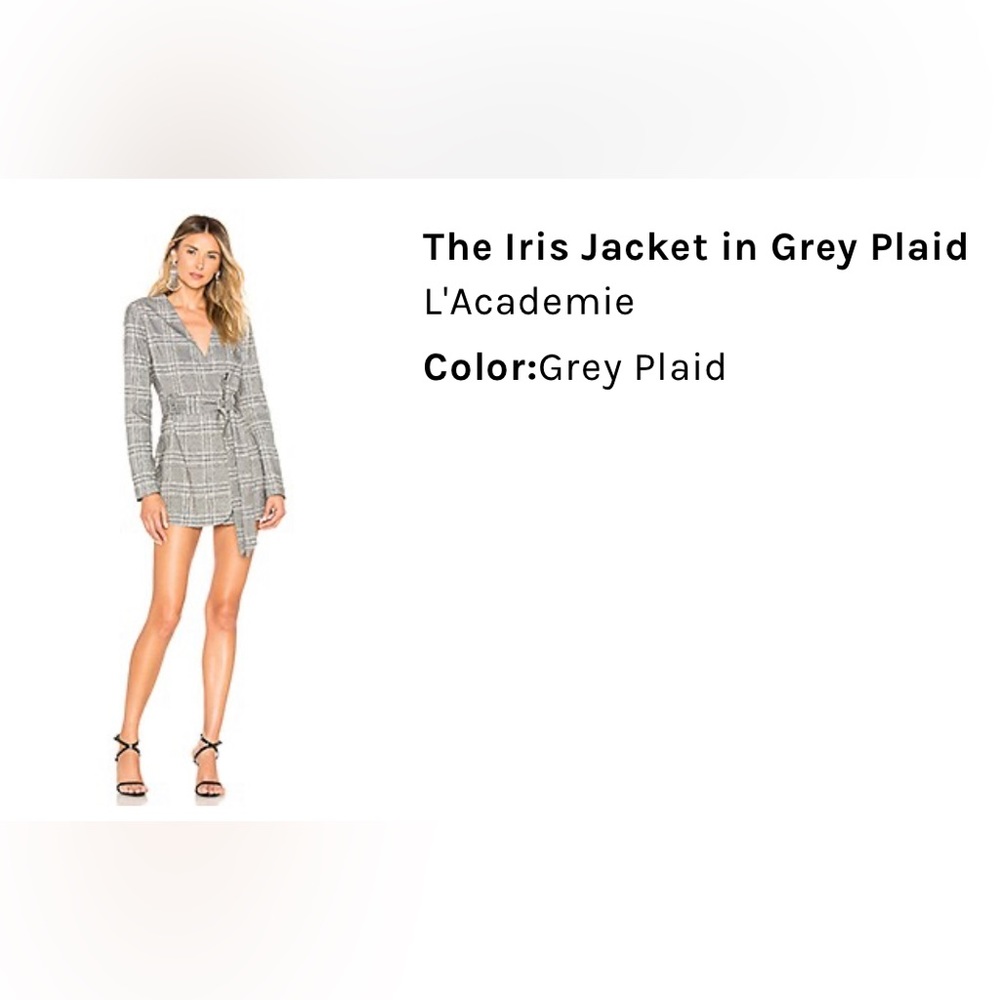 Blazer Jacket with front tie